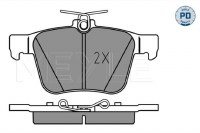 Rear Brake Pads Meyle