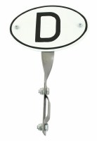 "D" Origin Plate With Bracket