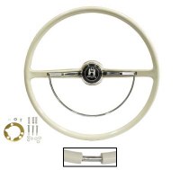 Steering Wheel 62-71 Silver/Grey