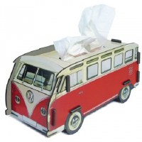 Tissue Box Cover - Red Bus