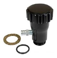 Oil Filler Smooth Flow Black Anodized