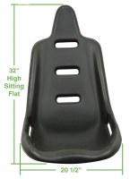 Poly High Back Bucket Seat