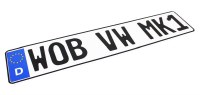 Europlate EEC " WOB VW MK1" V2