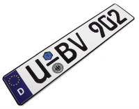 Europlate EEC (Blue Stripe)