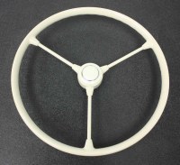 The 111 - 3 Spoke Steering Wheel Ivory 24 Spline (GDP111.2.24)