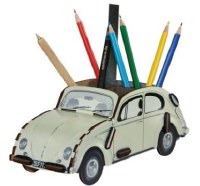 Pencil Holder - Beige Beetle