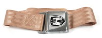Seat Belt Lap Tan / Chrome