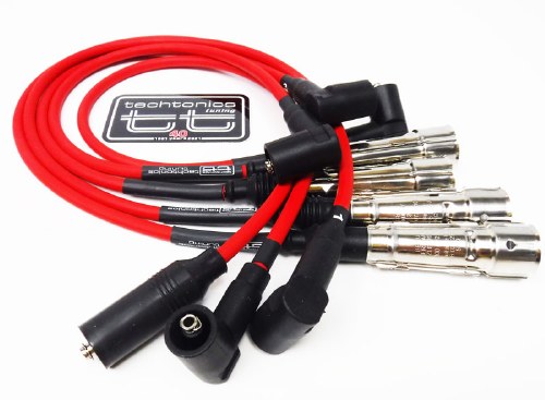 Ignition Wire Set - Van 83-91 Red