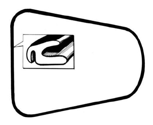 Ghia Hood Seal 56-74