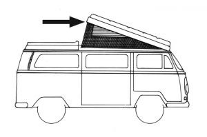 Pop Top Camper Seal T2 68-73