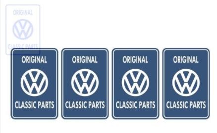 VW Classic Parts Sticker Set