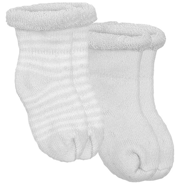 newborn white socks