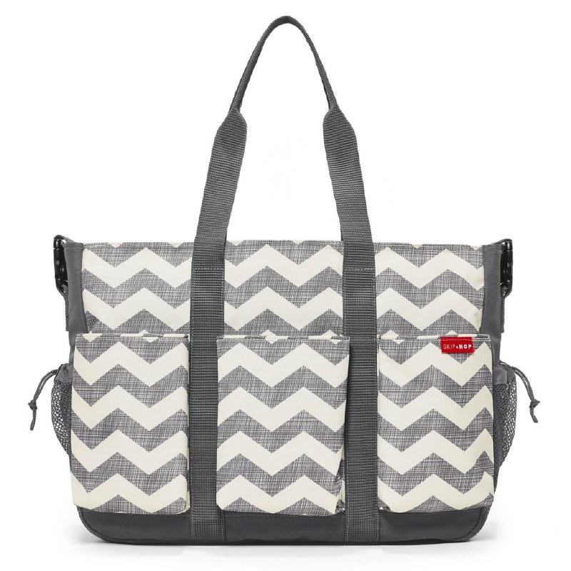 Skip Hop Duo Double Hold It All Diaper Bag Chevron