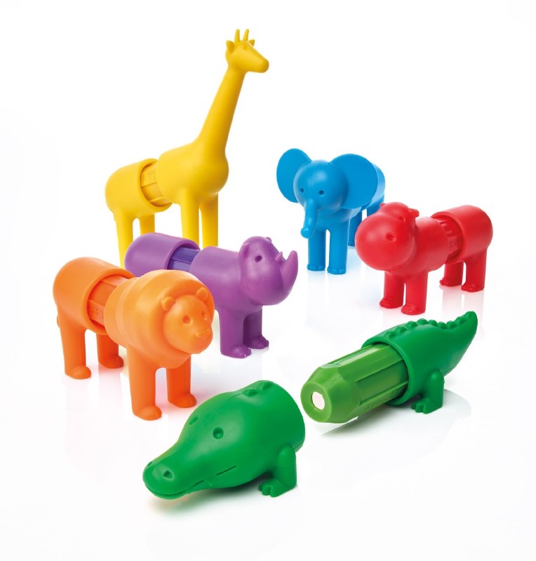 safari animal bath toys