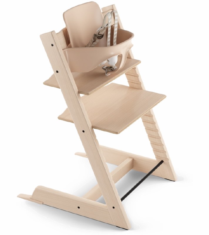 Stokke 2019 Tripp Trapp High Chair Baby Set Bundle Natural