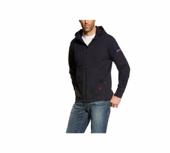 Men's FR DuraStretch Full-Zip Hooded Sweatshirt