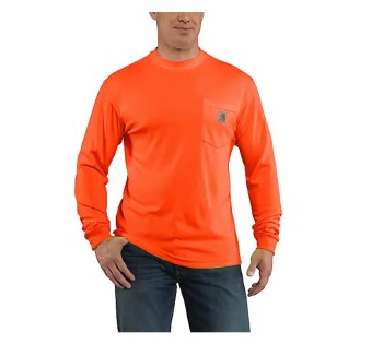 Men's Hi-Viz Force Color Enhanced Long Sleeve Tee