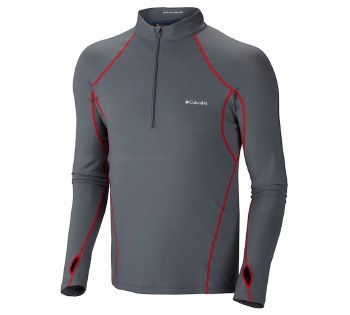 Men's Baselayer Midweight Long Sleeve Half Zip Top