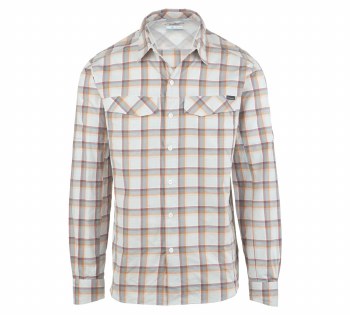 Men's Silver Ridge Plaid Long-Sleeve Shirt