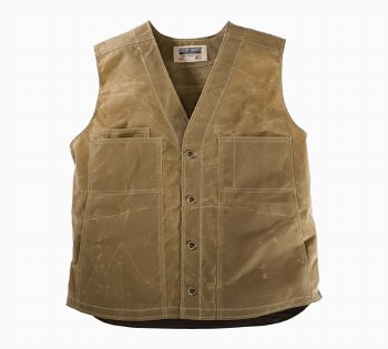 The Waxed Button Vest