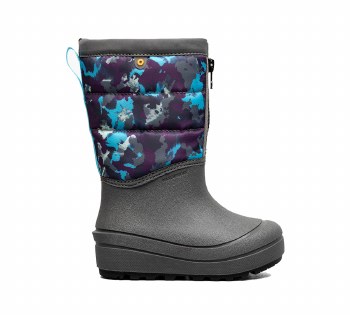 Kid's Snow Shell Zip Camo Texture- PHASE OUT