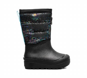 Kid's Snow Shell Zip Metallic Stripes