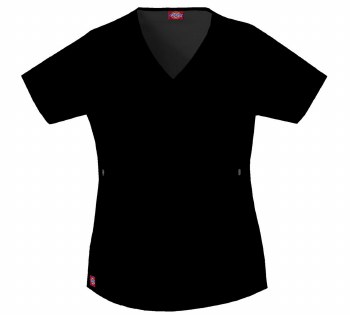 Women's Mock Wrap Scrub Top