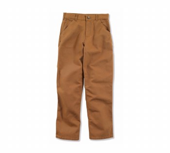 Youth Loose-Fit Canvas Utility Bootcut Work Pant