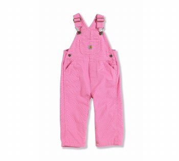 Girl's Loose-Fit Canvas Bib Overall