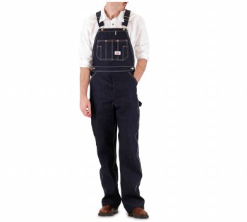 Men's Made in USA Zipper Fly Bib Overalls