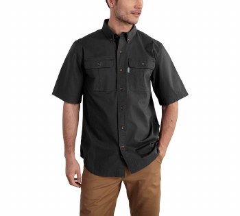 Men's Foreman Solid Short-Sleeve Work Shirt