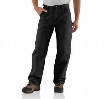 Men's Loose Fit Washed-Duck Utility Work Pant