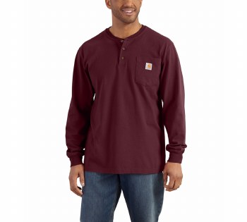 Men's Long Sleeve Workwear Henley