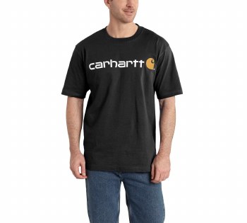 Men's Loose Fit Heavyweight Shortsleeve Logo Graphic T-Shirt