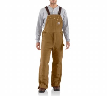 Men's Duck Bib Overall/Arctic Quilt Lined  *DISCONTINUED*