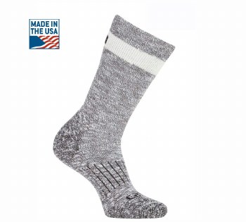 Women's Merino Wool Blend Slub Hiker Crew Sock Medium