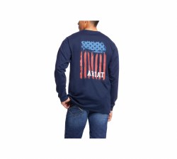 Men's FR Americana Graphic Long-Sleeve T-Shirt