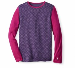 Kids' Mid 250 Pattern Crew