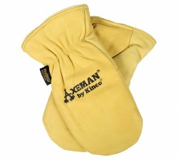 Tan Full Grain Cowhide Mitt w/ Heatkeep Thermal Insulation