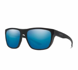 Barra Matte Black Frame ChromaPop Polarized Blue Mirror Lens