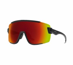 Wildcat - Matte Black Frame - ChromaPop Red Mirror Lens