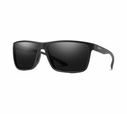 Riptide - Matte Black Frame - ChromaPop Glass Polarized Blue Mirror