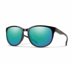 Lake Shasta Black Frames ChromaPop Polarized Opal Mirror Lens