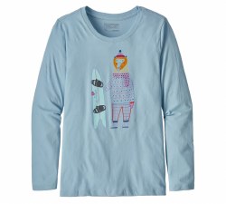 Girls' Long Sleeve Graphic Organic T-Shirt