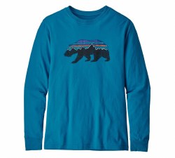 Boys' Long Sleeve Graphic Organic T-Shirt