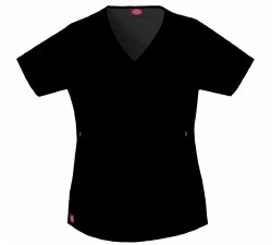 Women's Mock Wrap Scrub Top