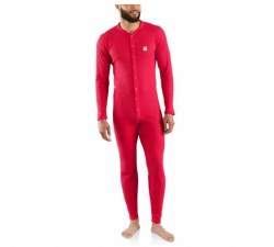 Men's Base Layer Union Suit-Classic Cotton-Poly