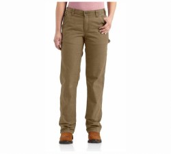 Women's Rugged Flex Loose Fit Canvas Work Pant