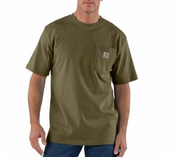 Men's Loose Fit Heavyweight Sortsleeve Pocket T-Shirt