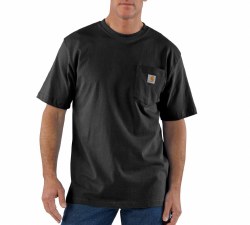 Men's Loose Fit Heavyweight Sortsleeve Pocket T-Shirt